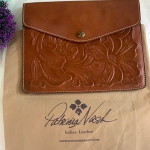 Patricia Nash Leather E Reader/ iPad Holder